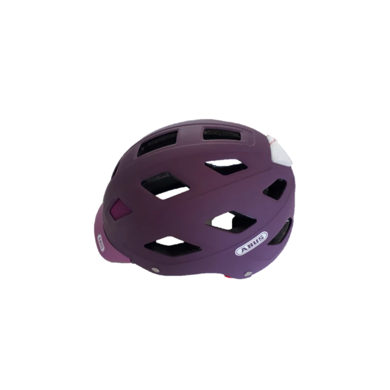 Casque Abus Hyban Vélo Mauve Avec éclairage Arrière 3 Casque Abus Hyban Vélo Mauve Avec éclairage Arrière