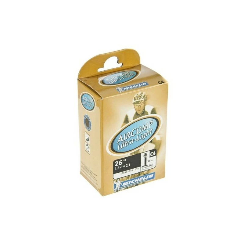 Chambre à Air Michelin Air Comp Ultra Light 26x1.6/2.1 Schrader 3 Chambre à Air Michelin Air Comp Ultra Light 26x1.6/2.1 Schrader