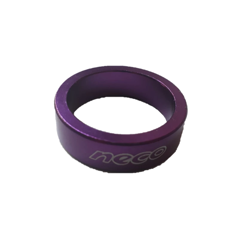 Entretoise Velo NECO Aluminium Jeu De Direction 1"1/8 10 Mm Violet 3 Entretoise Velo NECO Aluminium Jeu De Direction 1"1/8 10 Mm Violet