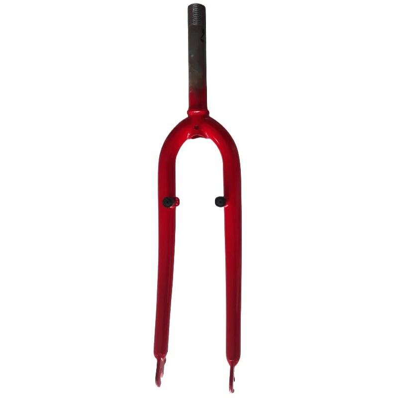 Fourche VTT 26 Pouces Rigide Rouge V-brake 3 Fourche VTT 26 Pouces Rigide Rouge V-brake