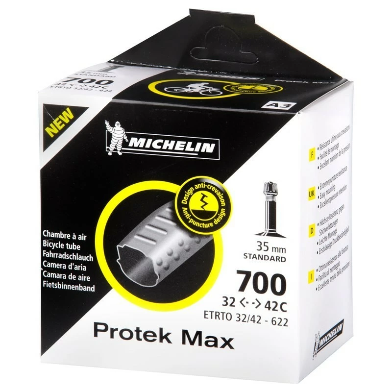 Michelin Protek Max Chambre à Air 700x32/42C Schrader 3 Michelin Protek Max Chambre à Air 700x32/42C Schrader