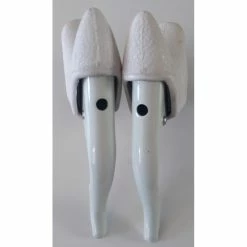 Paire De Leviers De Freins Blanc