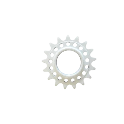 Pignon Fixe Extra 17 Dents BC1.37"x24T Aluminium 7075 T6 Blanc -BMX Soldes Boutique pignon fixe extra 17 dents bc137x24t aluminium 7075 t6 blanc 1