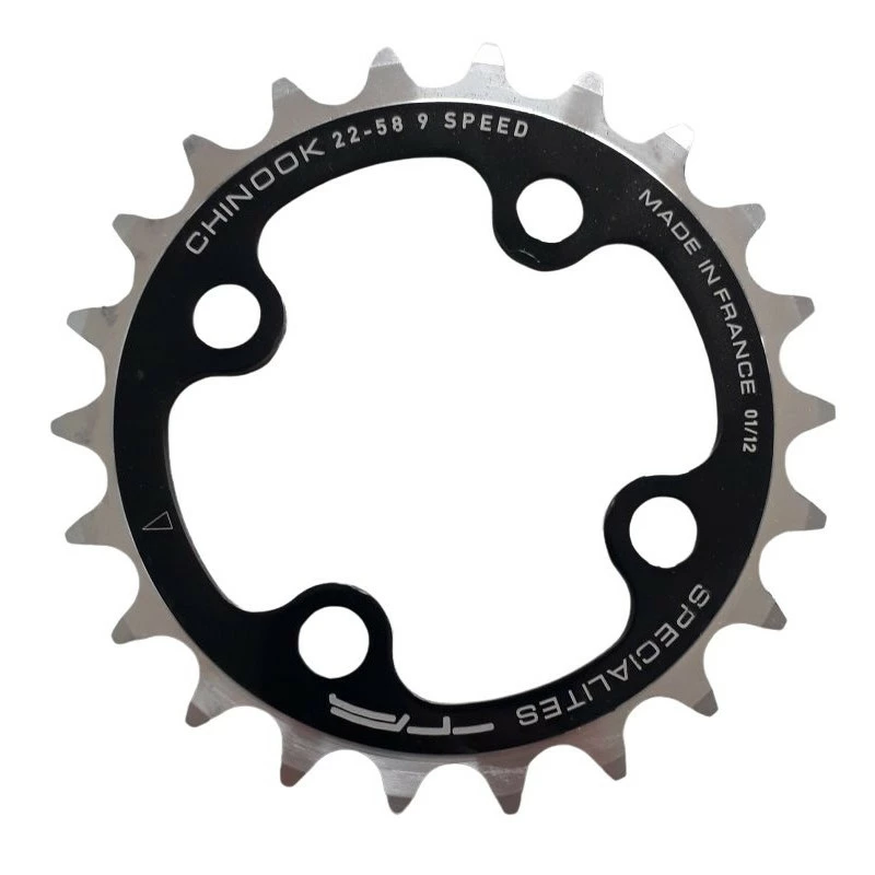 Plateau VTT 22 Dents 58 Mm 9 Vitesses TA Chinook 3 Plateau VTT 22 Dents 58 Mm 9 Vitesses TA Chinook