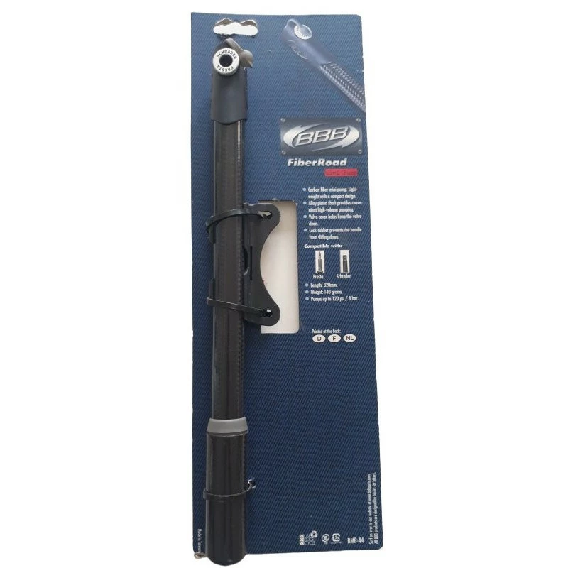 Pompe à Main Velo Carbone BBB Fiber Road 3 Pompe à Main Velo Carbone BBB Fiber Road