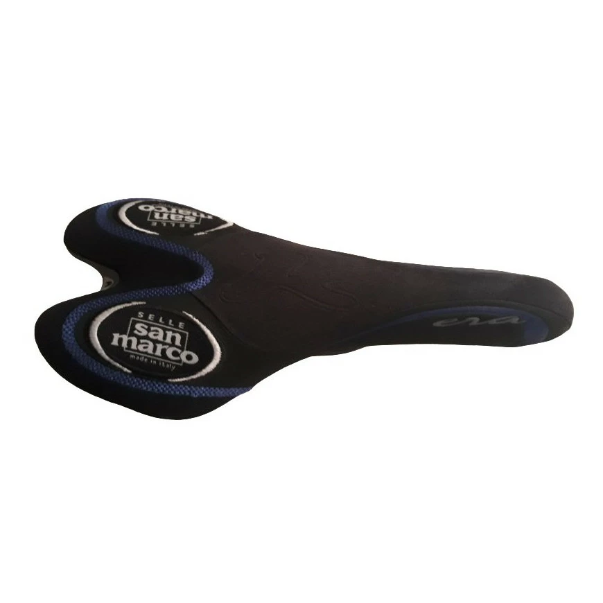 Selle San Marco Era K Titanium Bleue Et Noire 3 Selle San Marco Era K Titanium Bleue Et Noire